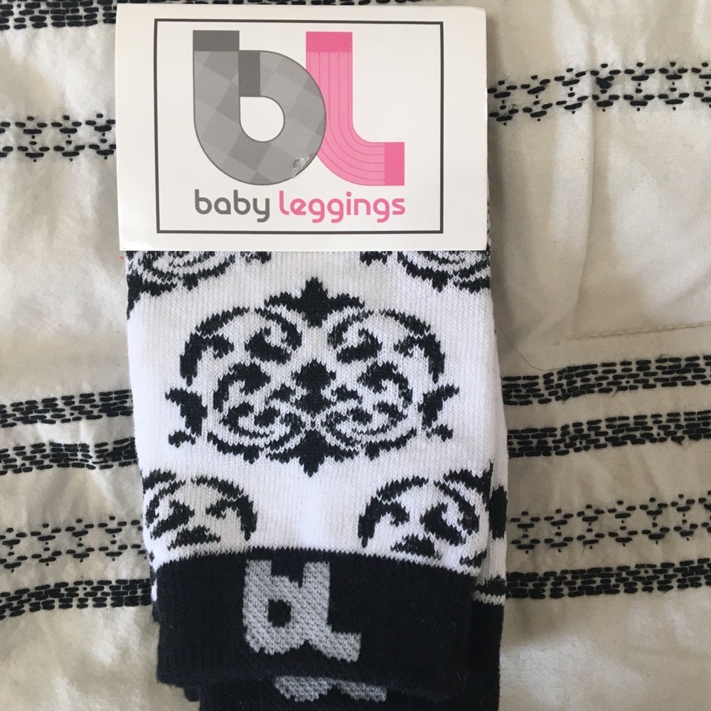 Black and White Baby Leggings